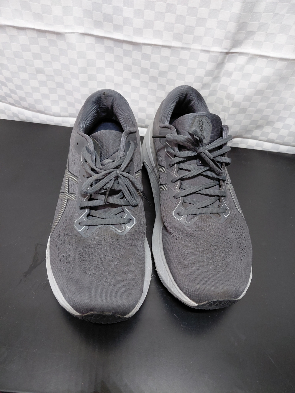 ASICS Men's Grey Running Shoes - Cushioned Performance